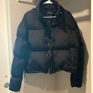 PrettyLittleThing Black Puffer Jacket